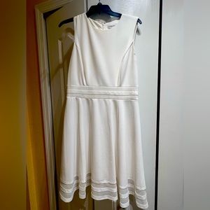 White CK dress